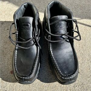 Marc Ecko Men's Black Leather Boots